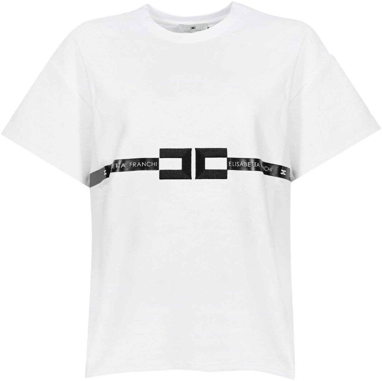 Elisabetta Franchi T-Shirts And Polos Gesso Divers