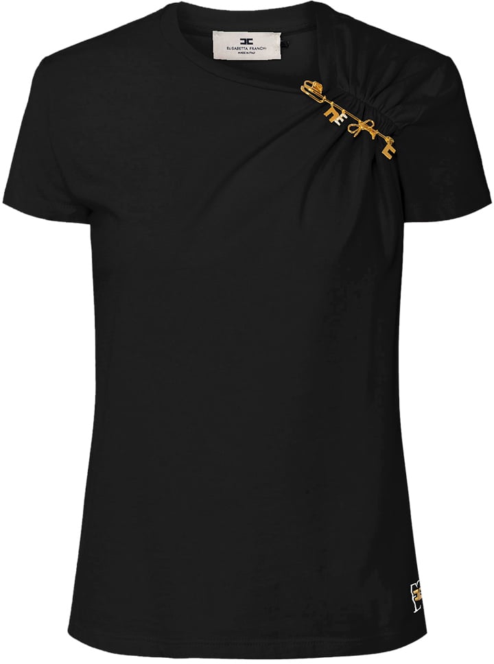 Elisabetta Franchi Sweaters Black Zwart