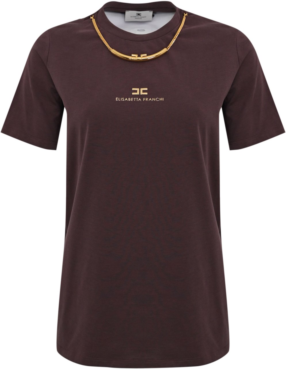 Elisabetta Franchi T-Shirts And Polos Merlot Rood
