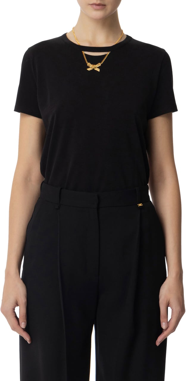 Elisabetta Franchi Sweaters Black Zwart