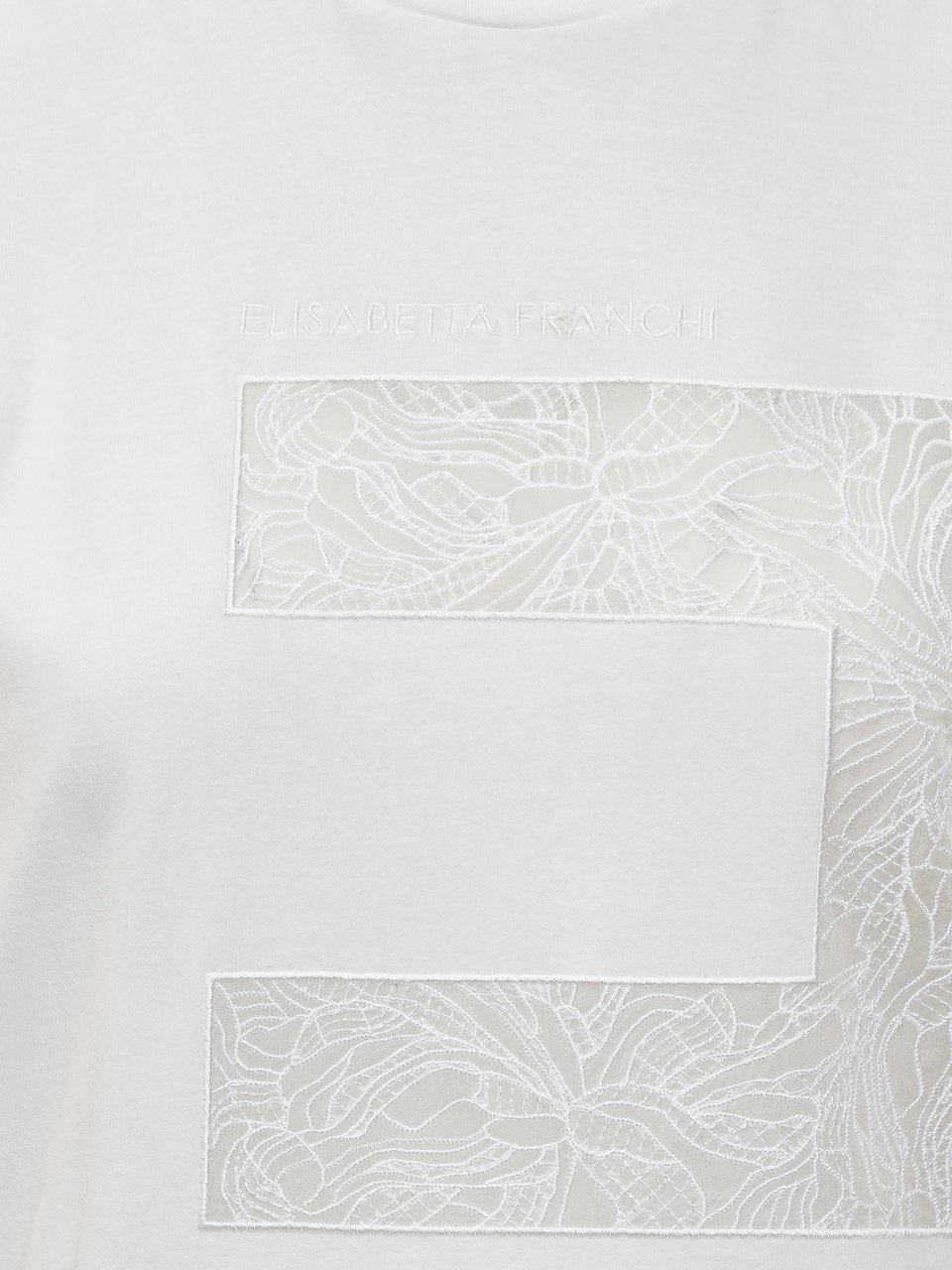 Elisabetta Franchi T-Shirt Wit