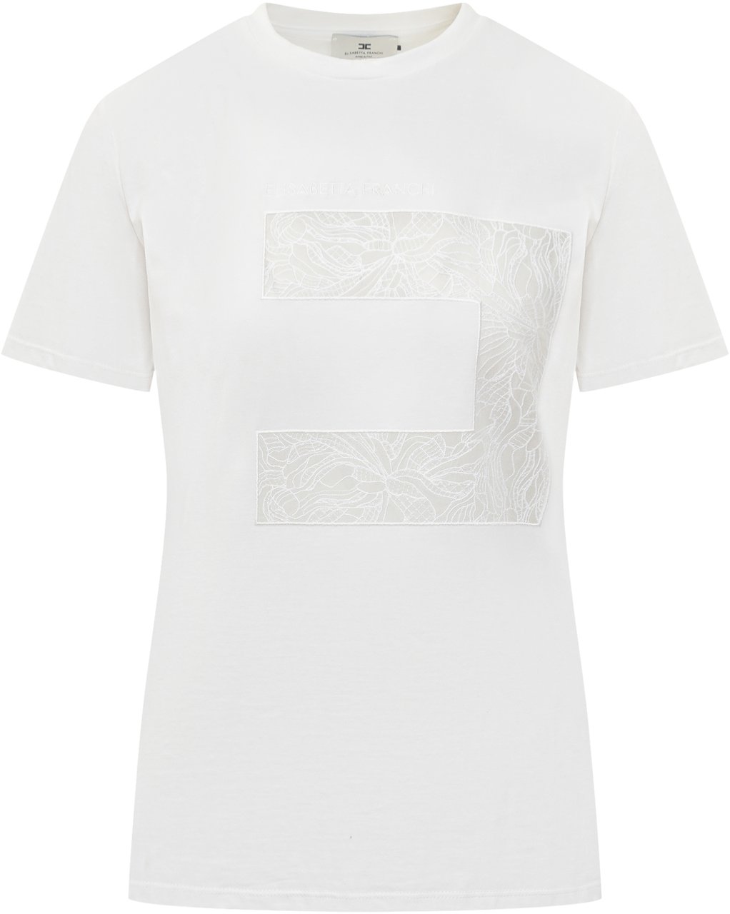 Elisabetta Franchi T-Shirt Wit