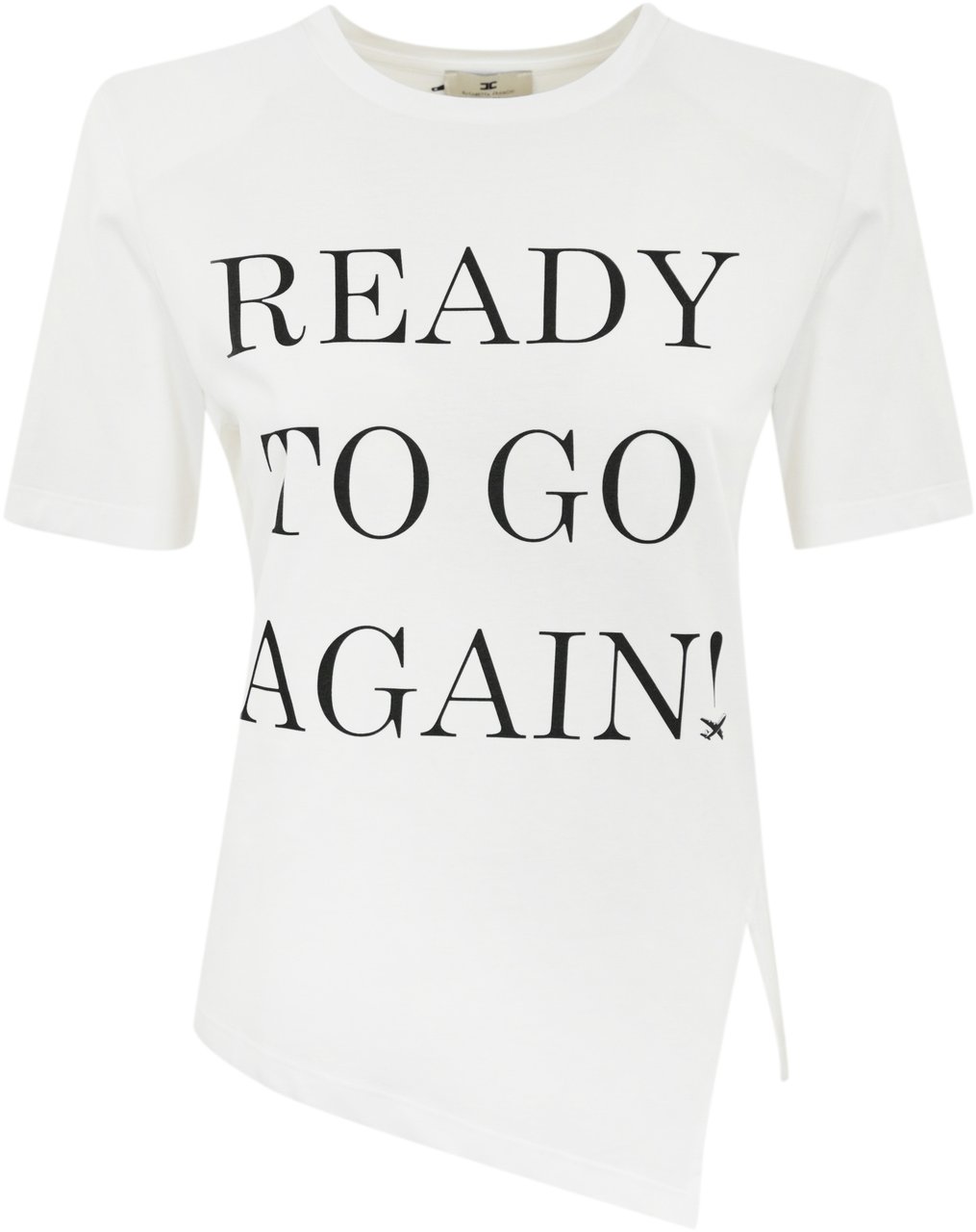 Elisabetta Franchi T-Shirts And Polos Gesso Divers