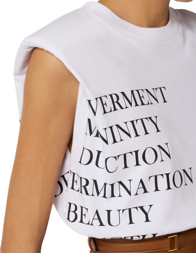 Elisabetta Franchi T-Shirts And Polos Gesso Divers