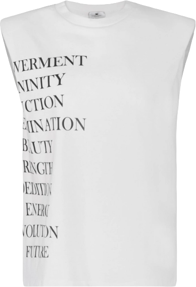 Elisabetta Franchi T-Shirts And Polos Gesso Divers