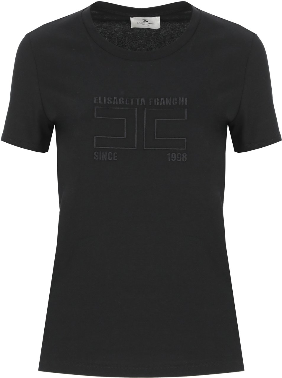 Elisabetta Franchi T-Shirts And Polos Black Zwart