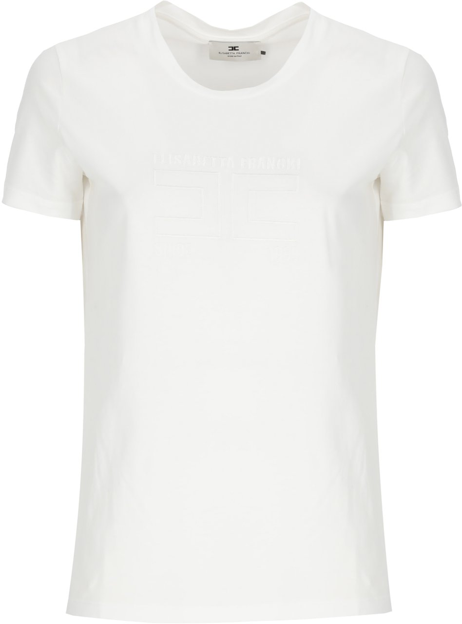 Elisabetta Franchi T-Shirts And Polos White Wit