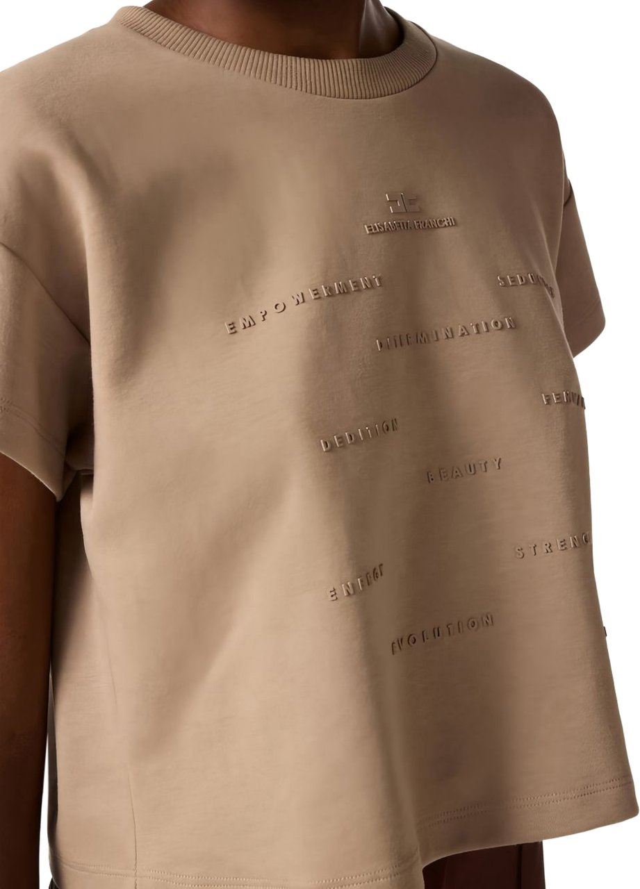 Elisabetta Franchi Sweaters Argilla Bruin