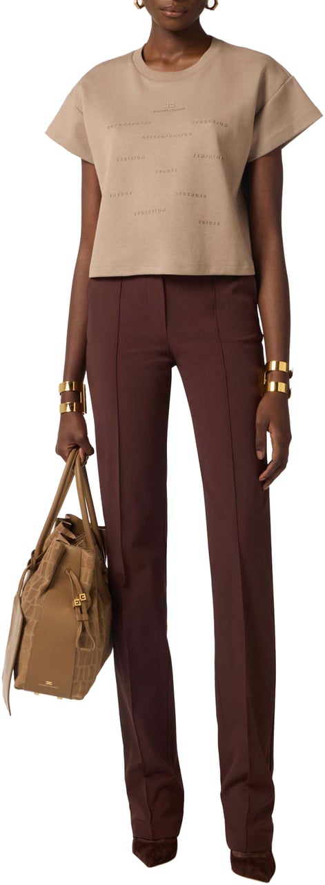 Elisabetta Franchi Elisabetta Franchi Women's T-shirt T-shirts Bruin Ma73d61e2 Bruin