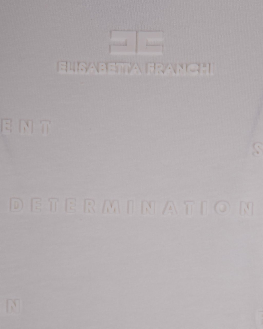 Elisabetta Franchi T-Shirts And Polos Gesso Divers