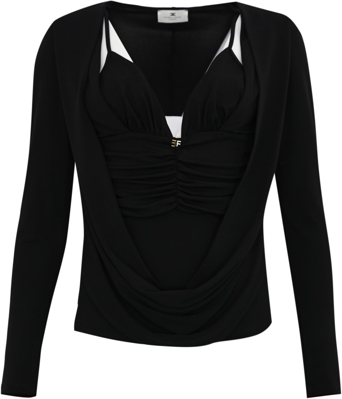 Elisabetta Franchi Sweaters Black Zwart