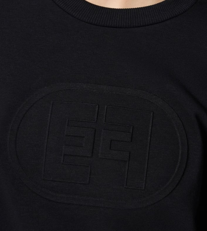 Elisabetta Franchi Sweaters Black Zwart