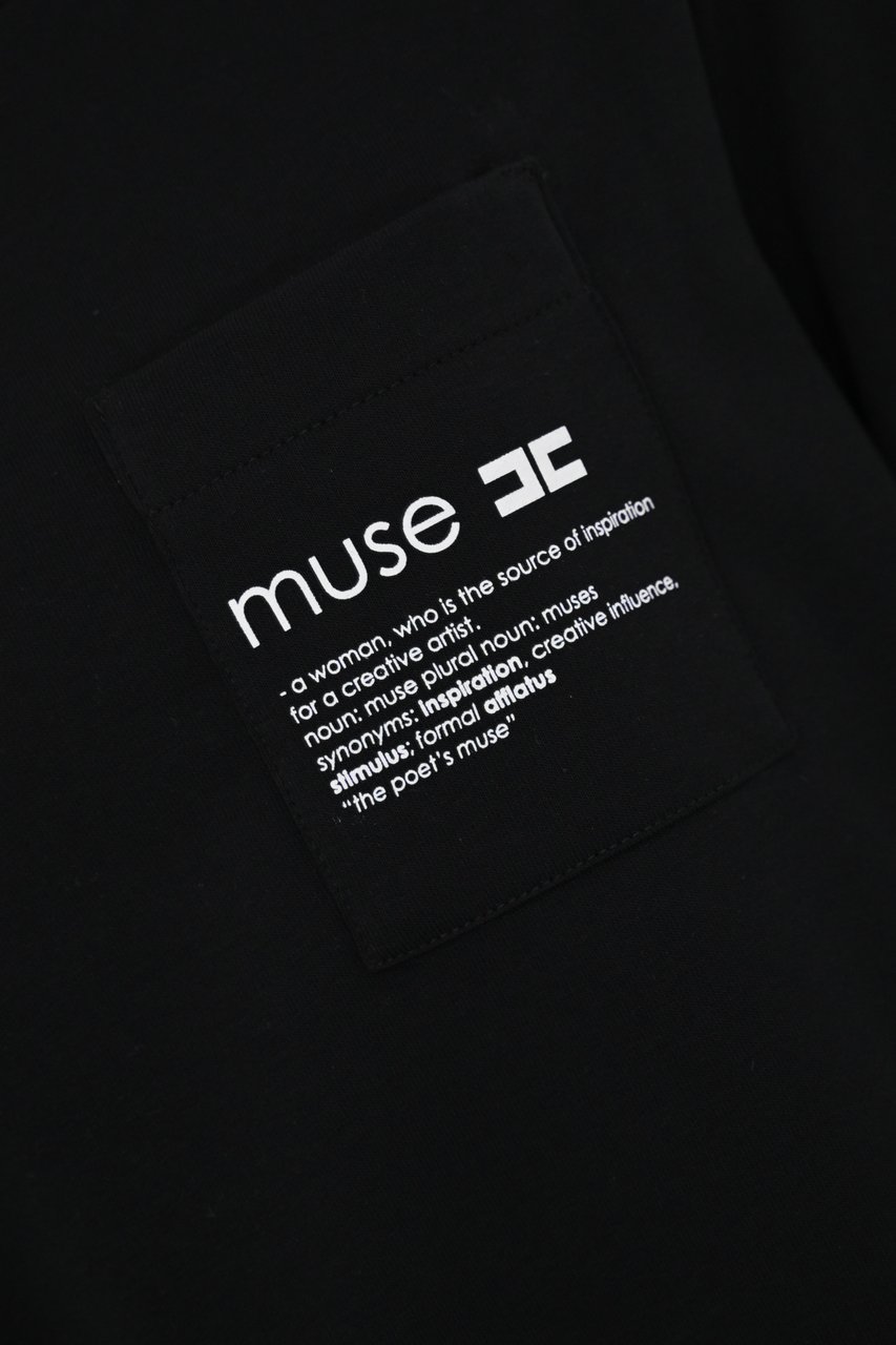 Elisabetta Franchi Sweaters Black Zwart