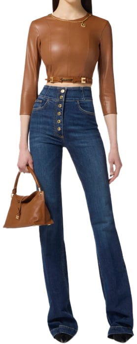 Elisabetta Franchi Sweaters Brown Bruin