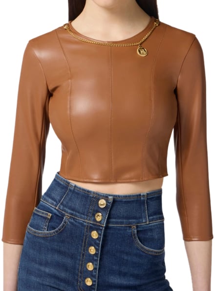 Elisabetta Franchi Sweaters Brown Bruin