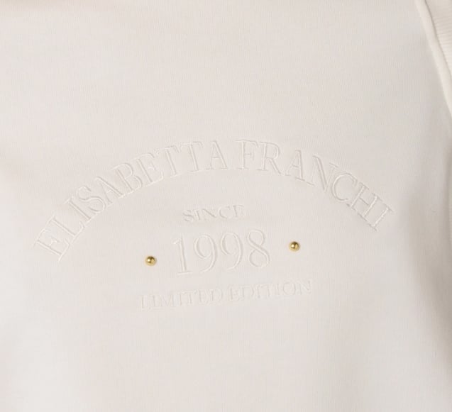 Elisabetta Franchi Sweaters Ivory Wit