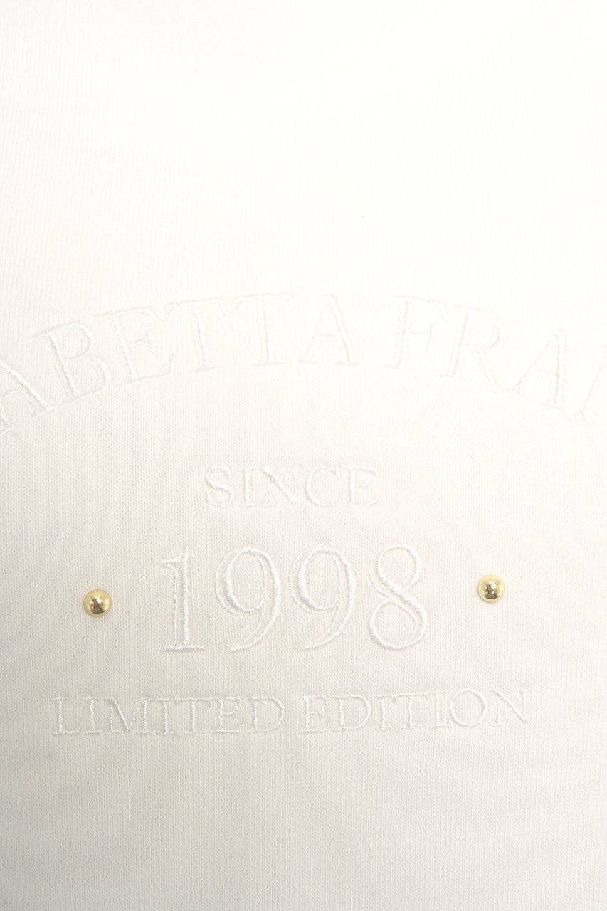 Elisabetta Franchi Sweater with logo detail Wit