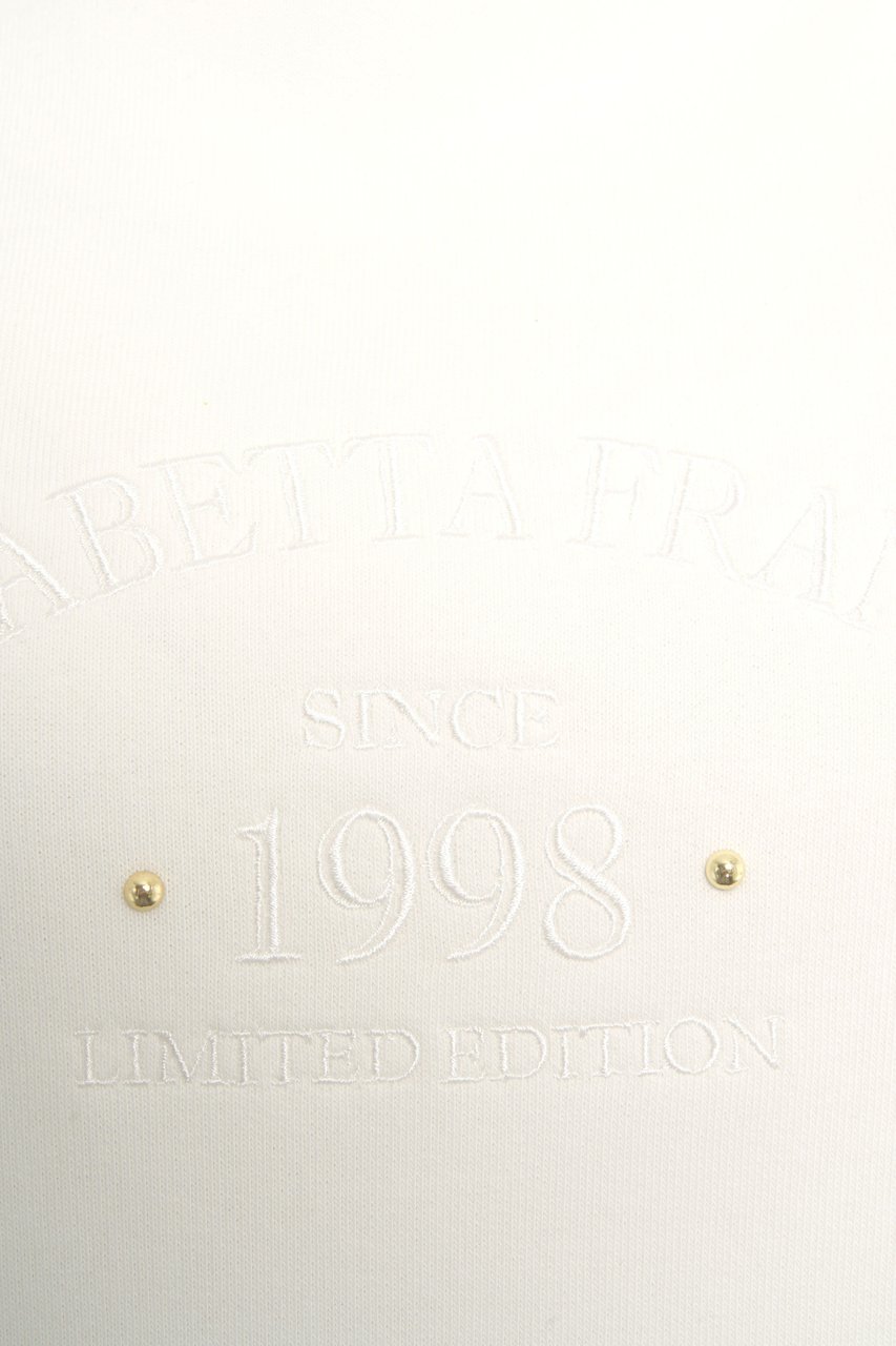 Elisabetta Franchi Sweater with logo detail Wit