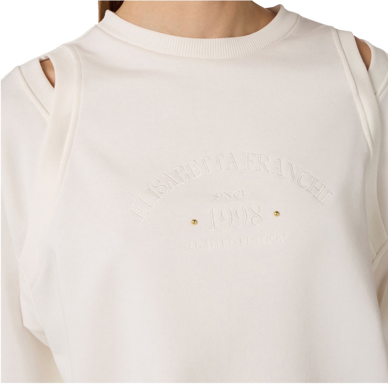 Elisabetta Franchi Elisabetta Franchi Women's Sweater Sweaters Ecru Md01261e2 Wit