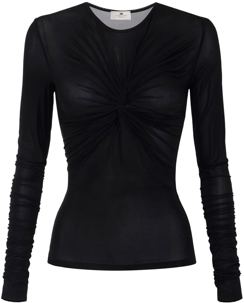 Elisabetta Franchi Sweaters Black Zwart