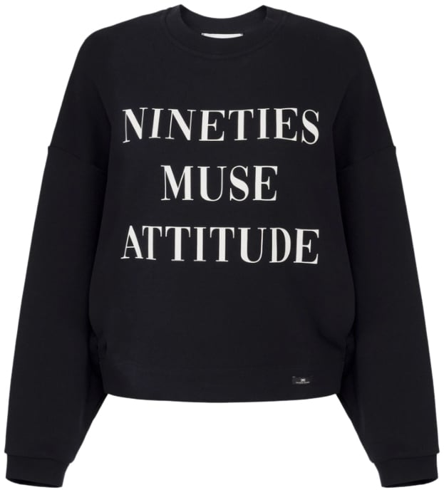 Elisabetta Franchi Sweaters Black Zwart