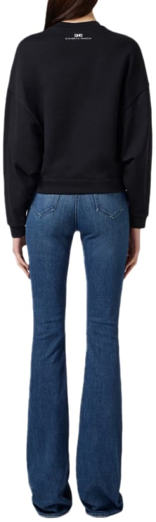 Elisabetta Franchi Sweaters Black Zwart