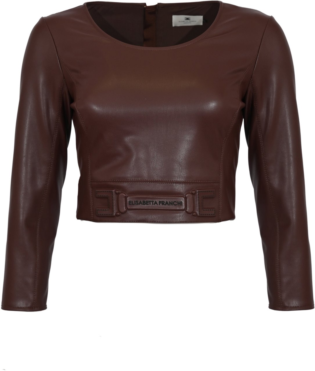 Elisabetta Franchi Sweaters Brown Bruin