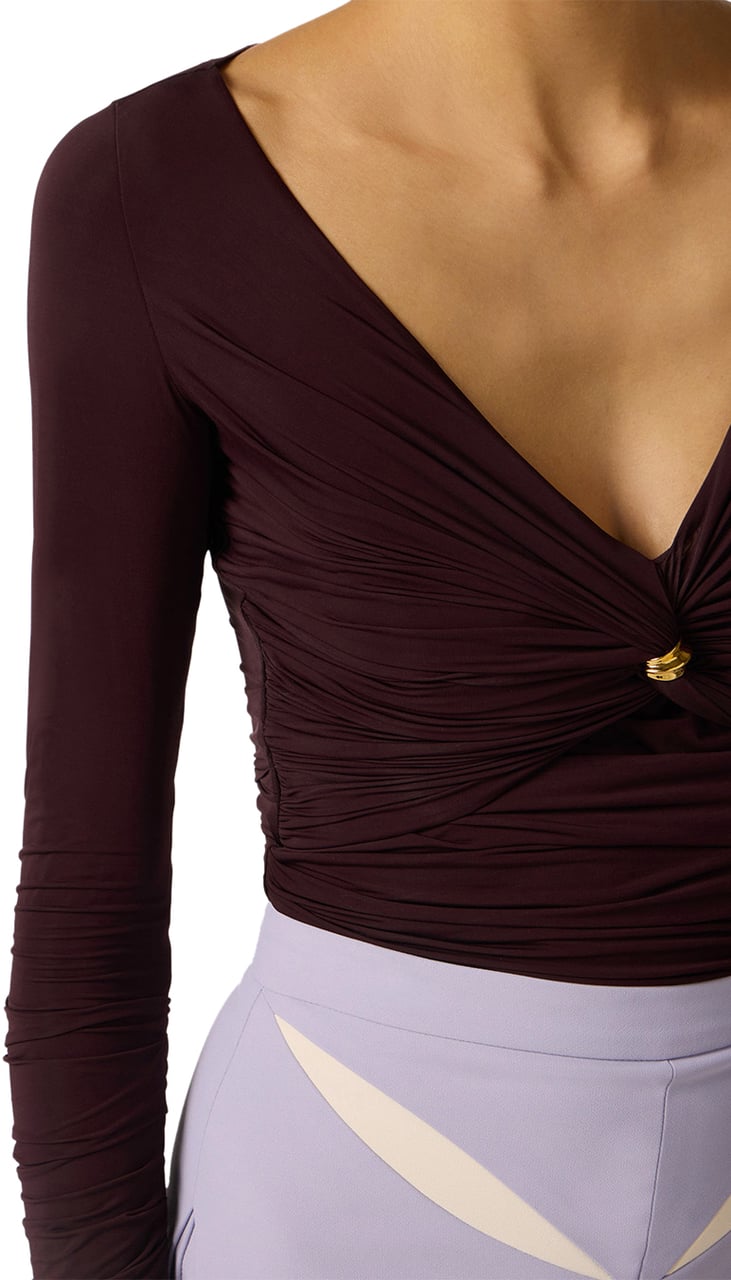 Elisabetta Franchi Sweaters Brown Bruin