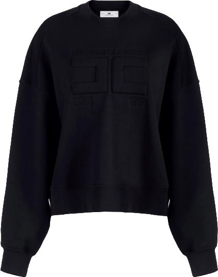 Elisabetta Franchi Sweaters Black Zwart