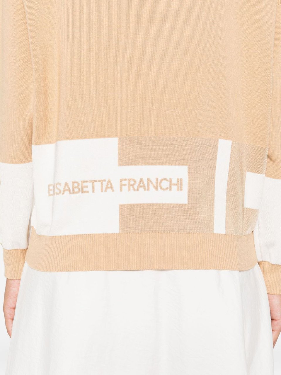 Elisabetta Franchi Sweaters Beige Beige