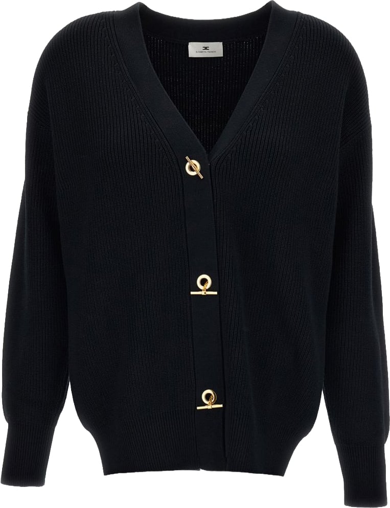 Elisabetta Franchi Sweaters Black Zwart