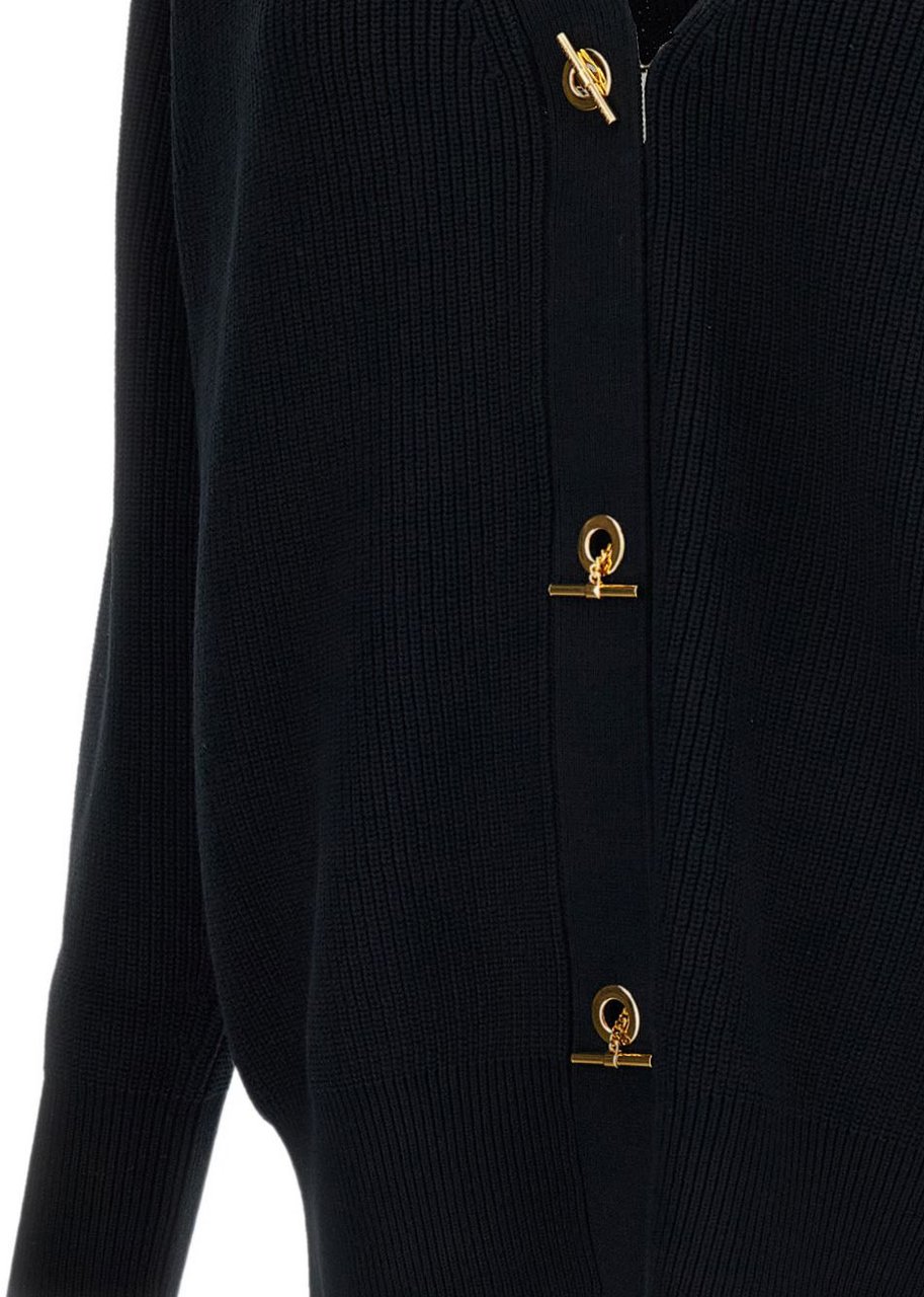 Elisabetta Franchi Sweaters Black Zwart