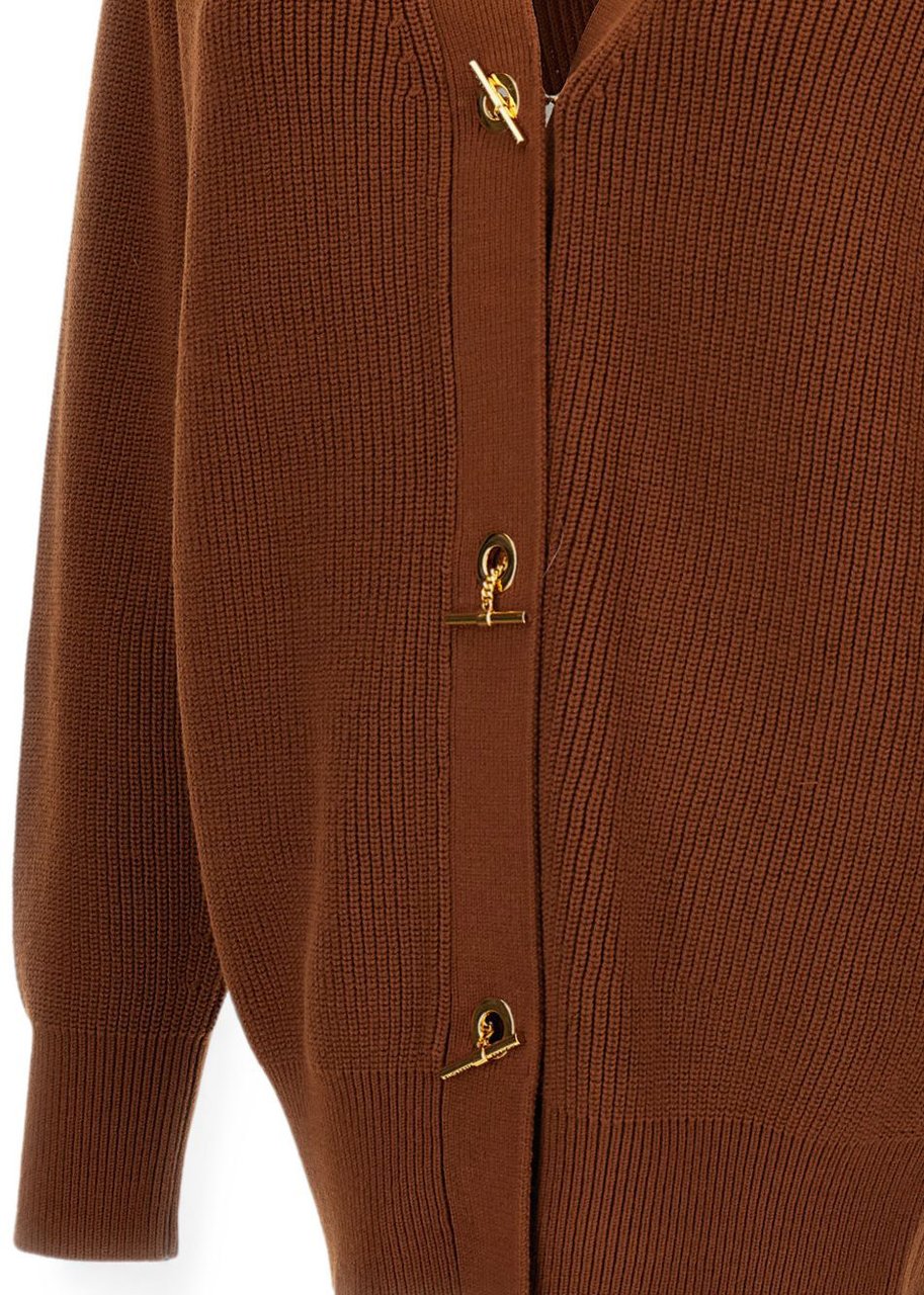 Elisabetta Franchi Sweaters Brown Bruin