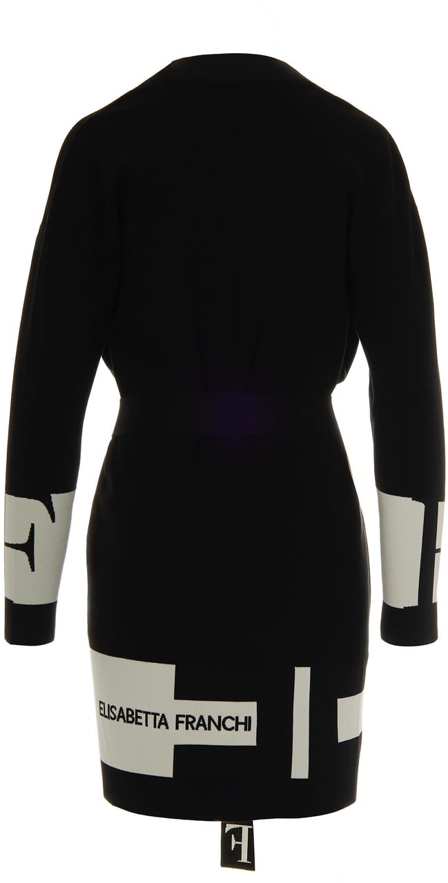 Elisabetta Franchi Sweaters Neromilk Wit