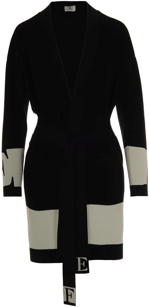 Elisabetta Franchi Sweaters Neromilk Wit