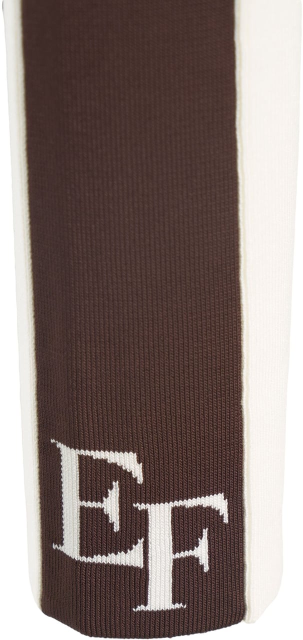 Elisabetta Franchi Maglia a Costine con dettagli logo Wit