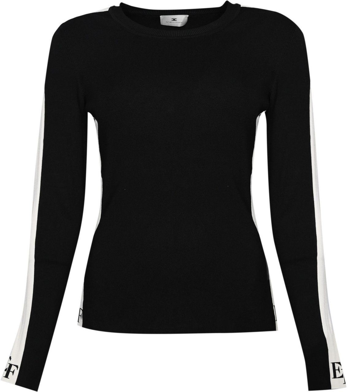 Elisabetta Franchi Sweaters Neromilk Wit