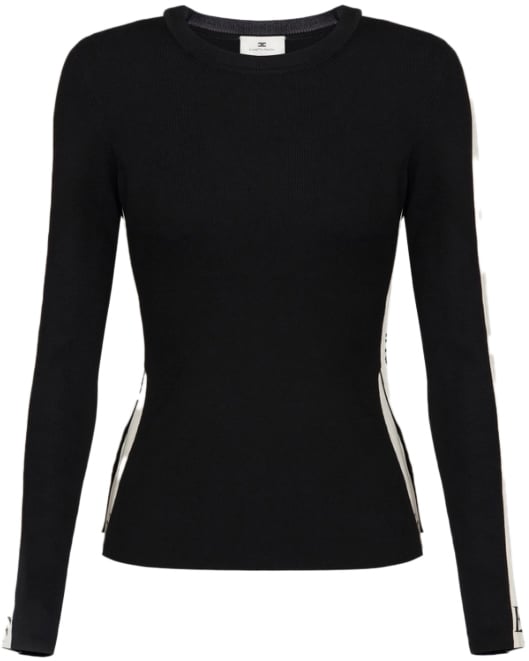Elisabetta Franchi Sweaters Nerolatte Zwart