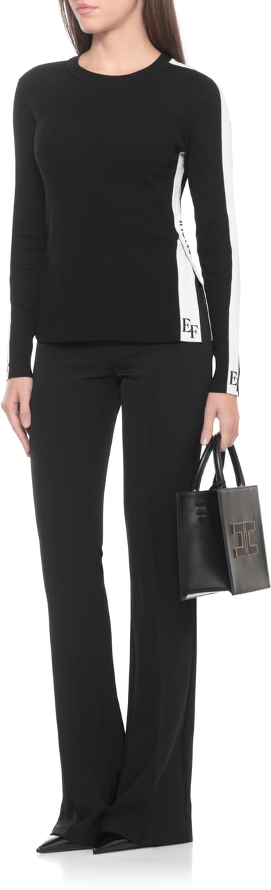 Elisabetta Franchi Sweaters Black Zwart