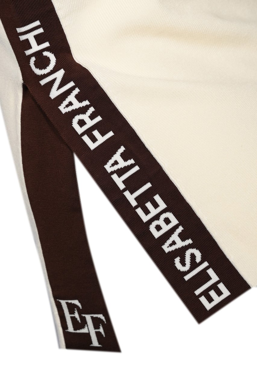 Elisabetta Franchi Sweaters Milkcoffee Wit