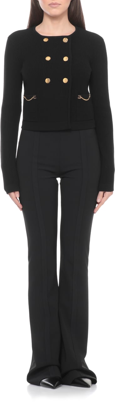Elisabetta Franchi Sweaters Black Zwart