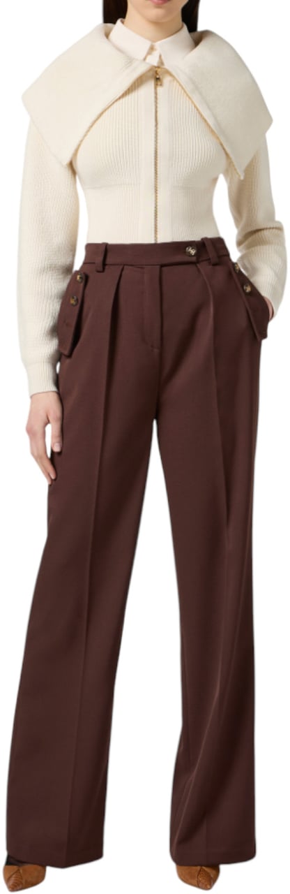Elisabetta Franchi Sweaters Milk Wit