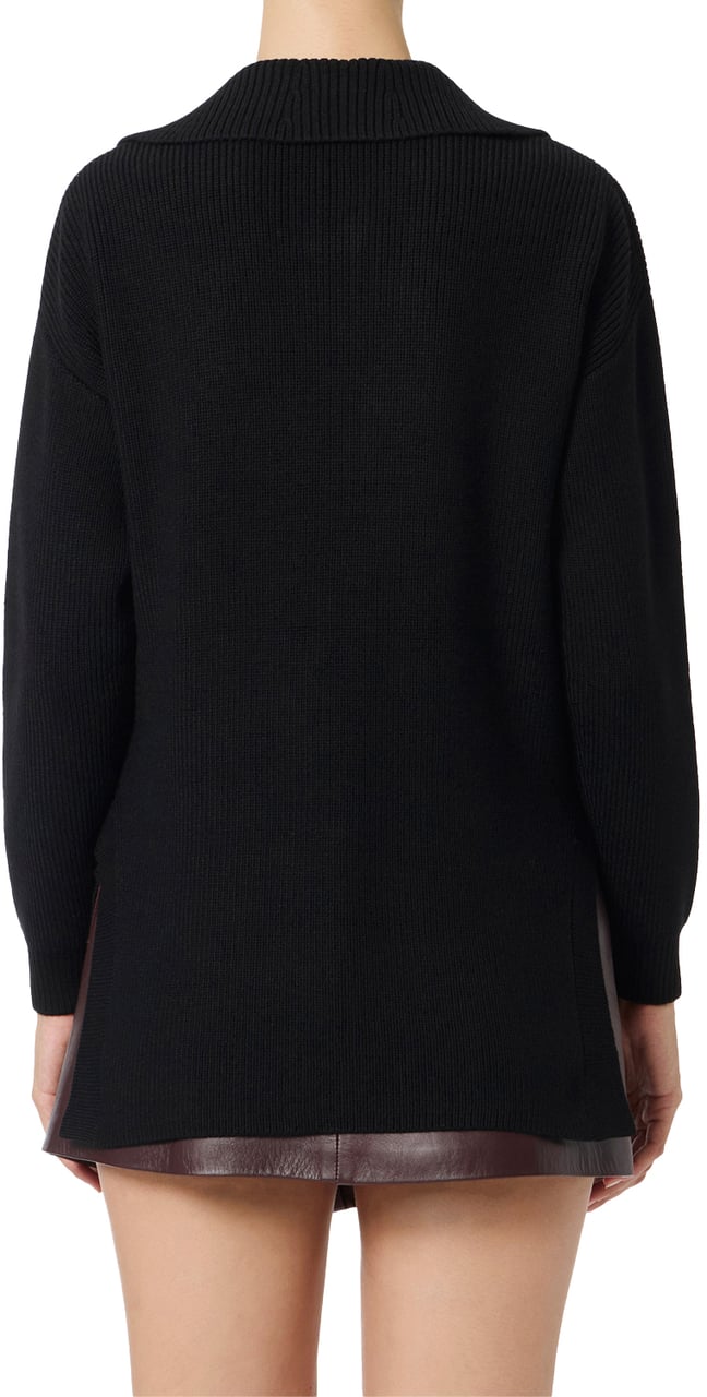 Elisabetta Franchi Sweaters Black Zwart