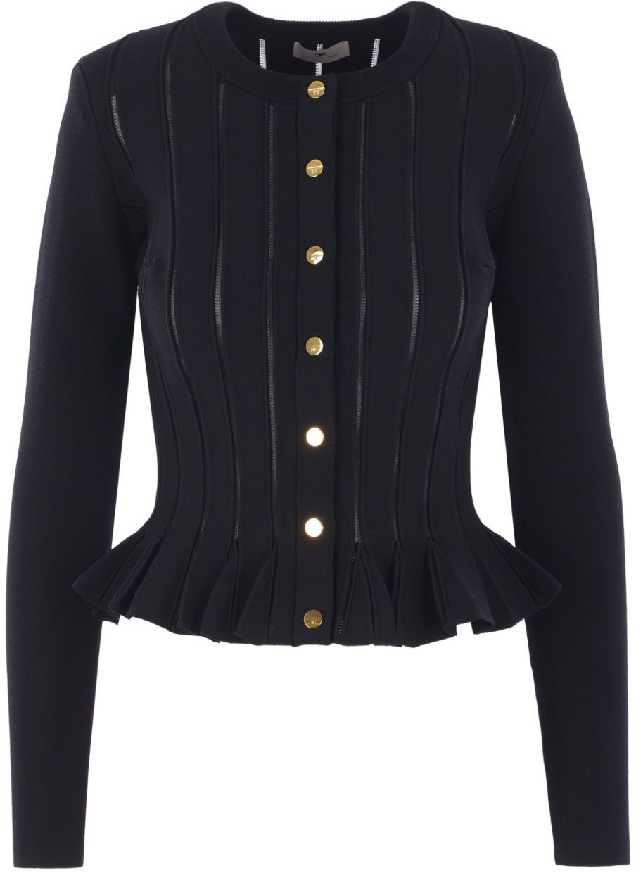 Elisabetta Franchi Sweaters Black Zwart