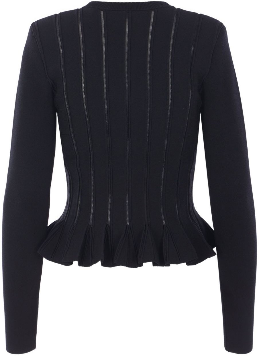 Elisabetta Franchi Sweaters Black Zwart