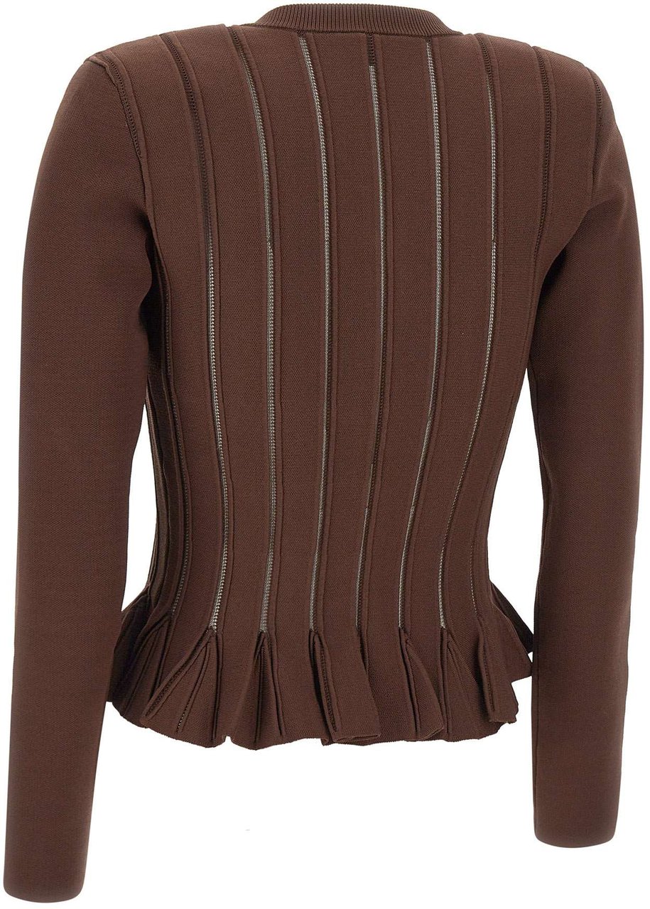 Elisabetta Franchi Jackets Brown Bruin