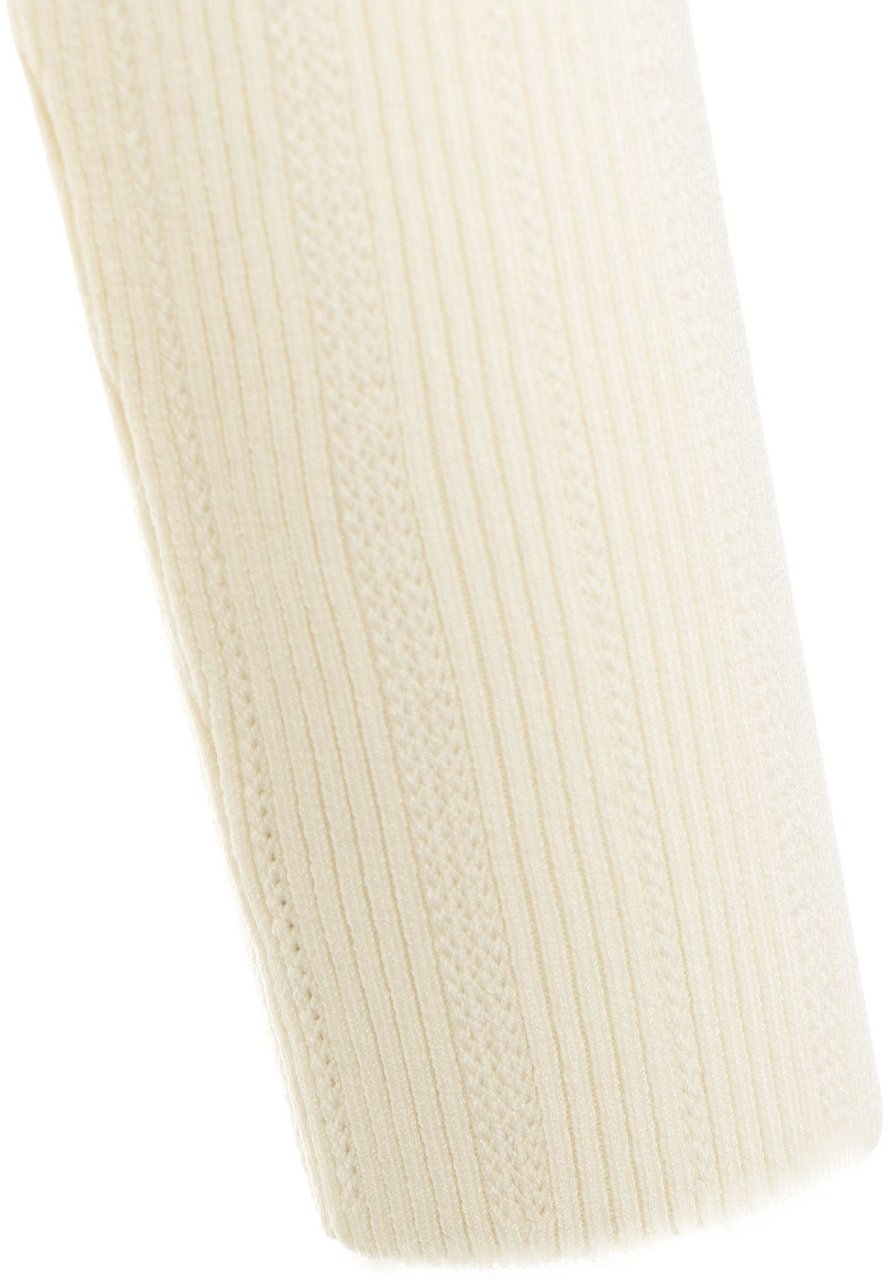 Elisabetta Franchi Maglia a coste con dettaglio catena Wit