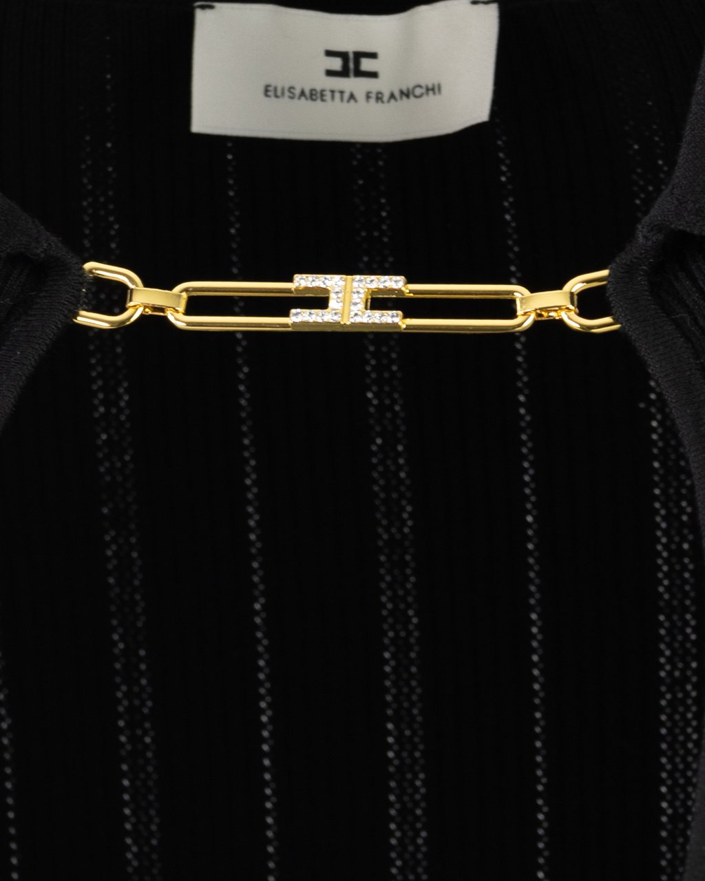 Elisabetta Franchi Sweaters Black Zwart