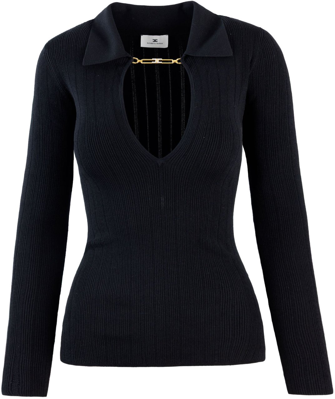 Elisabetta Franchi Sweaters Black Zwart