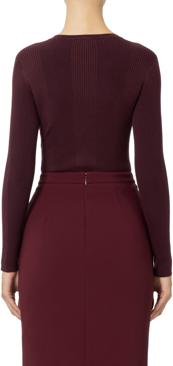 Elisabetta Franchi Sweaters Rouge Noir Beige